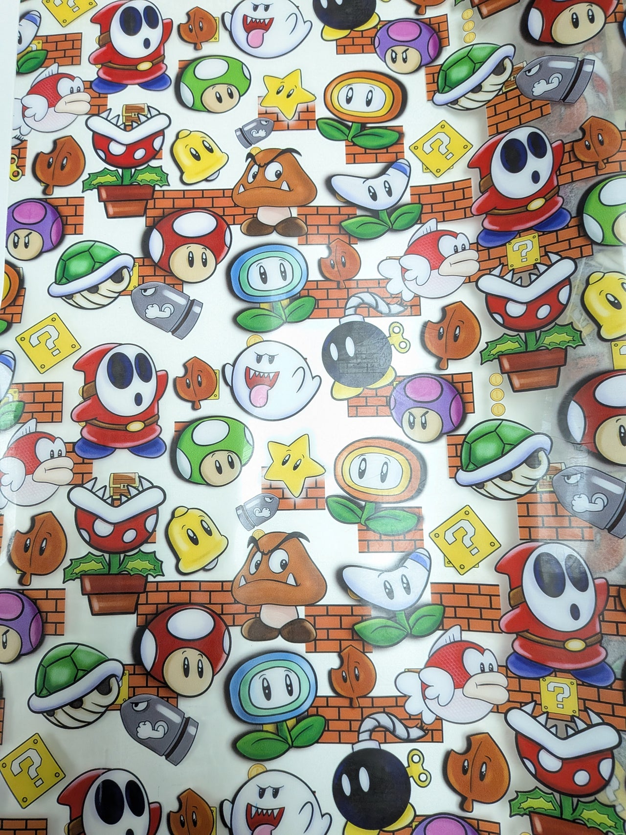 Mario Bros TPU clear vinyl - Destash