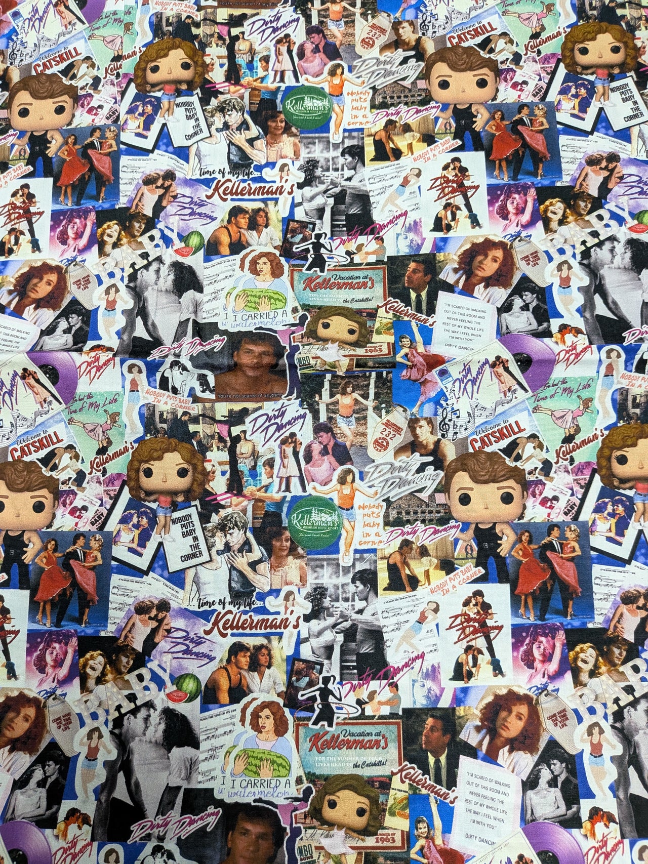 Dirty Dancing Cotton Fabric - Destash
