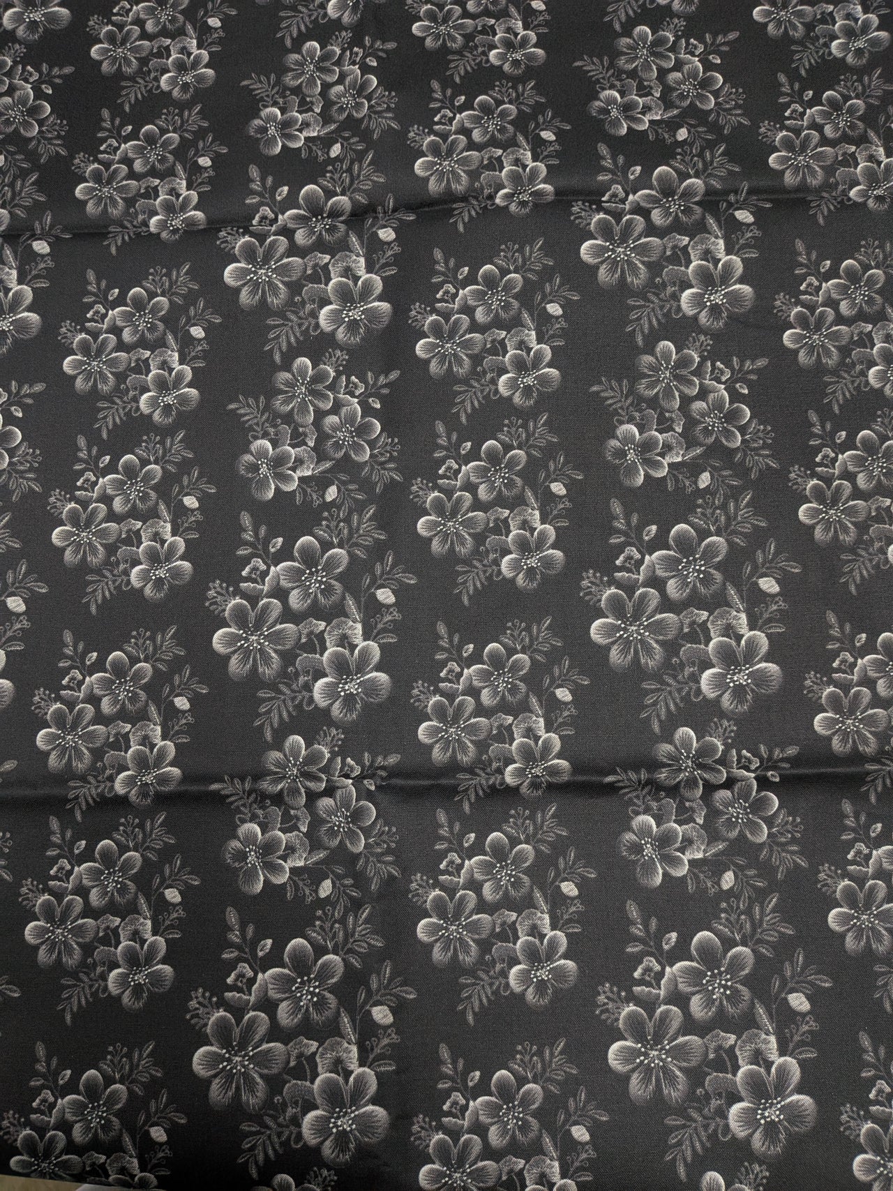 Flowers Cotton Fabric - Destash