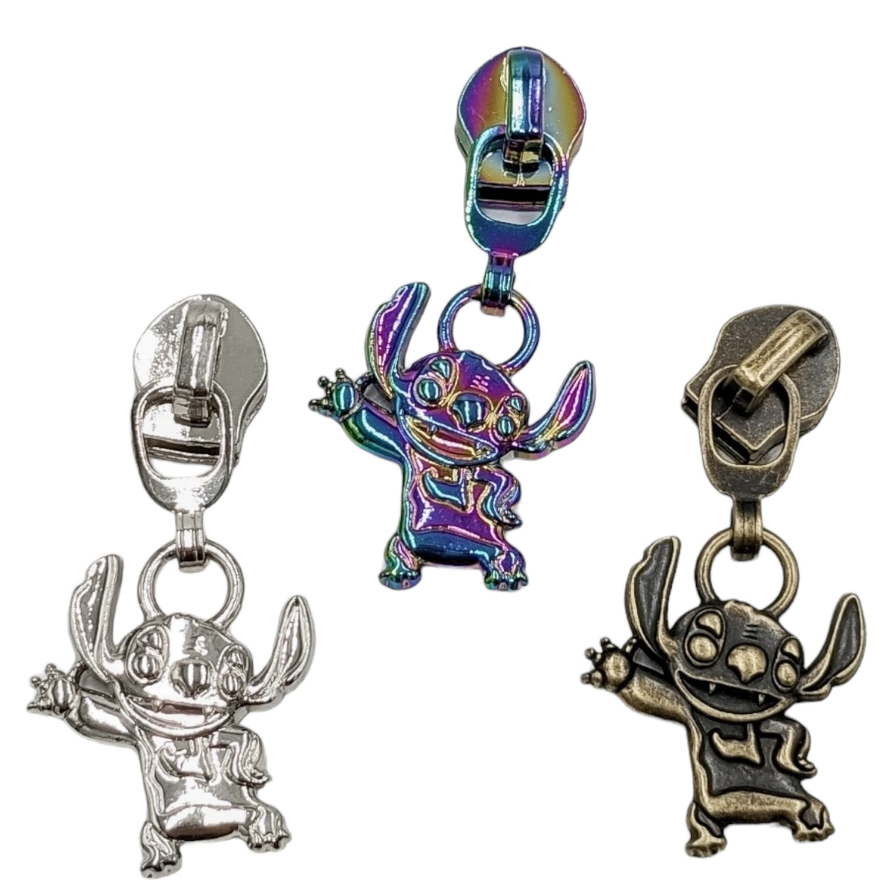 Cute Alien Zipper Pull - Pack of 5