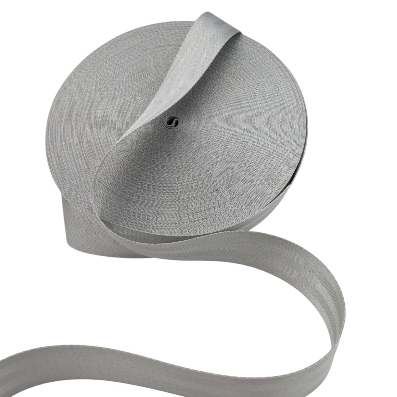 Nylon Webbing Silver Gray 1.5 inch