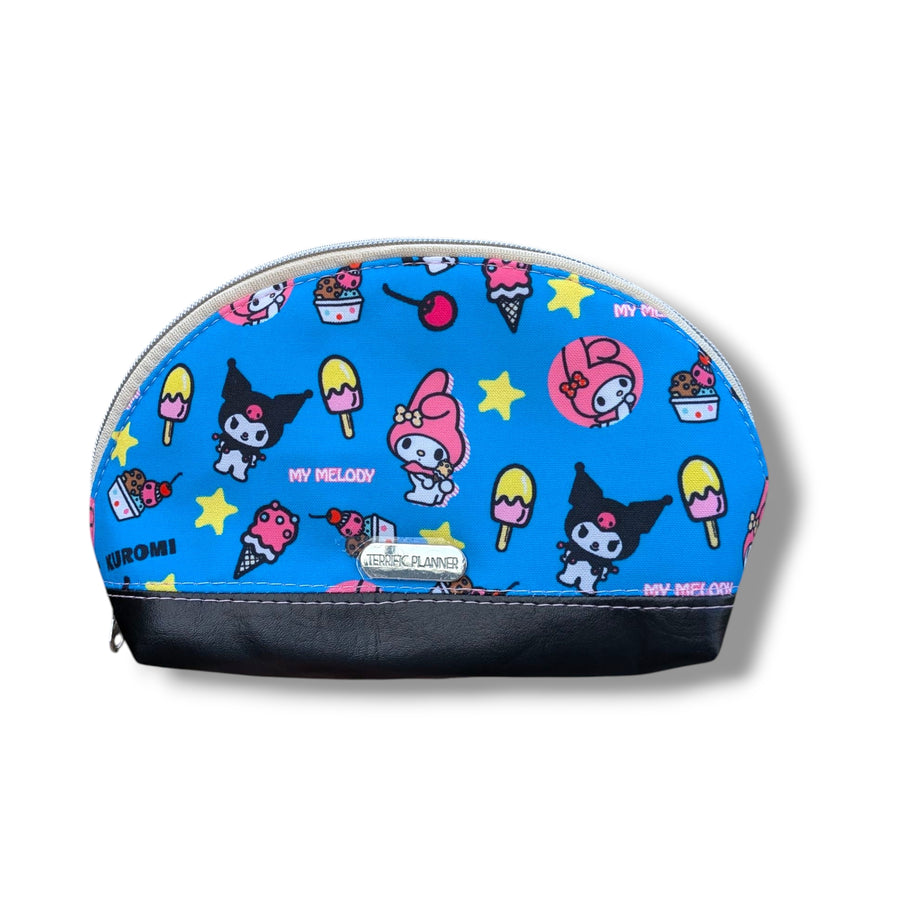 Kuromi and My Melody Makeup Bag Dumpling Pouch