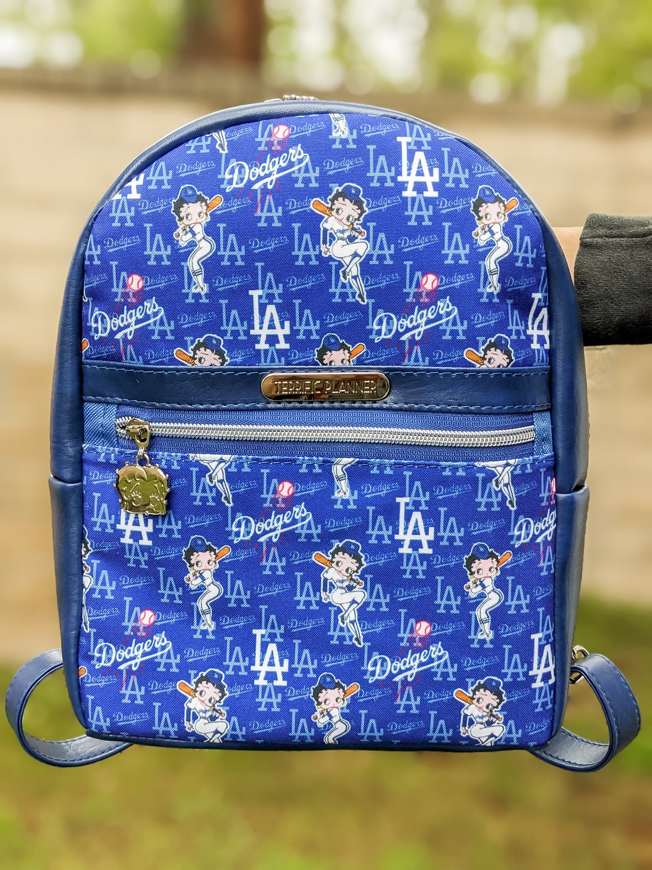 dodgers mini backpack Dodger Blue Betty Mini Backpack – Terrific Planner