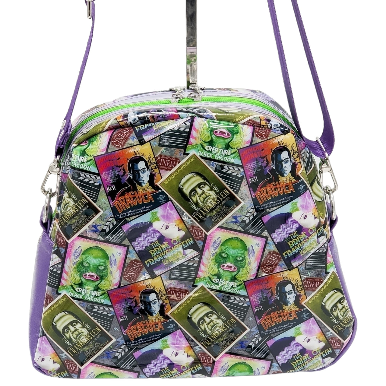 Classic Horror Flick Clear Bowler Bag