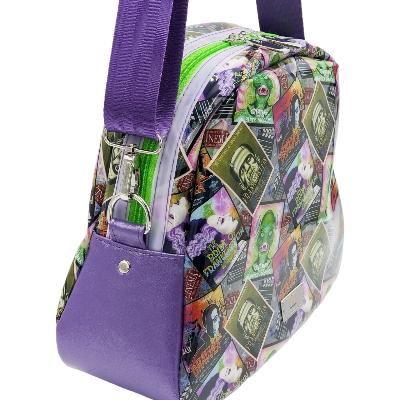 Classic Horror Flick Clear Bowler Bag