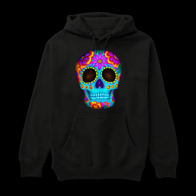 Psychedelic Sugar Skull Hoodie