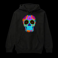 Thumbnail for Psychedelic Sugar Skull Hoodie