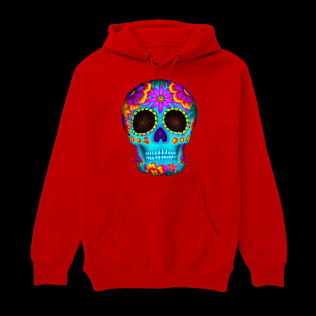 Psychedelic Sugar Skull Hoodie