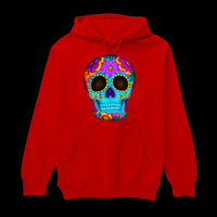 Thumbnail for Psychedelic Sugar Skull Hoodie