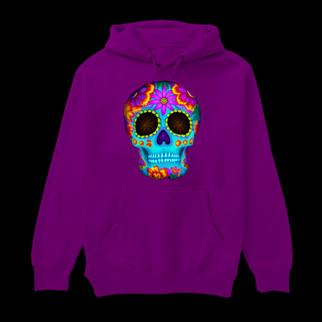 Psychedelic Sugar Skull Hoodie