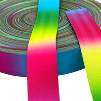 Thumbnail for Nylon Webbing Rainbow Ombre 1.5 inch