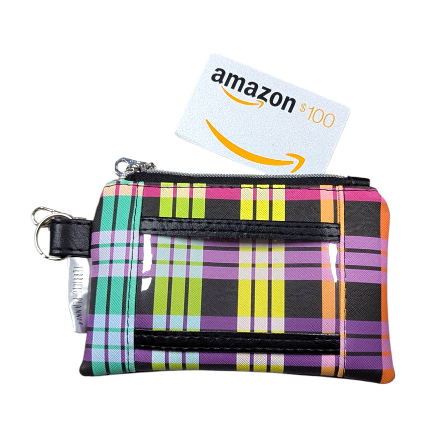 Plaid ID Coin Purse