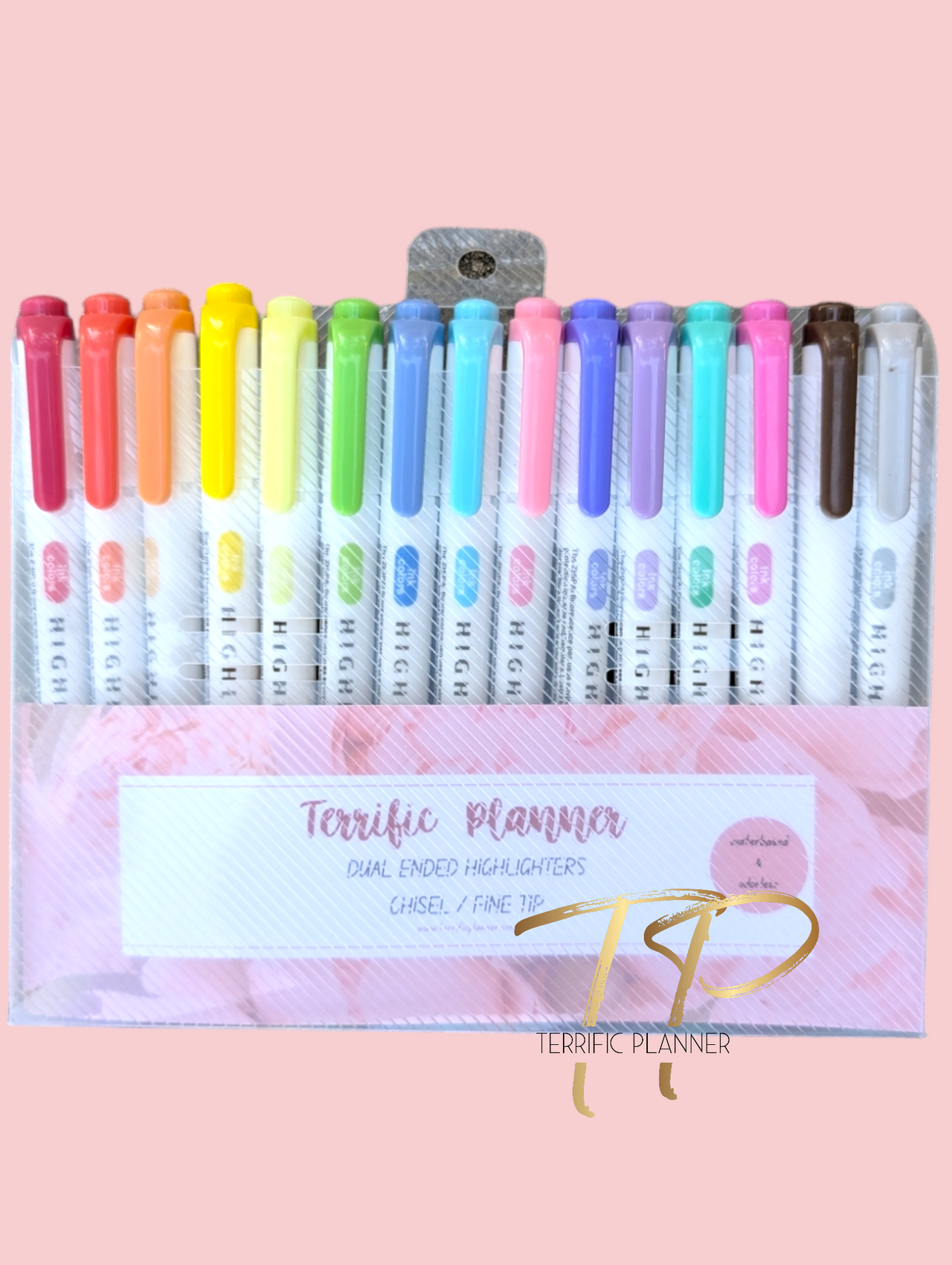 Set of 15 Dual Ended Highlighters