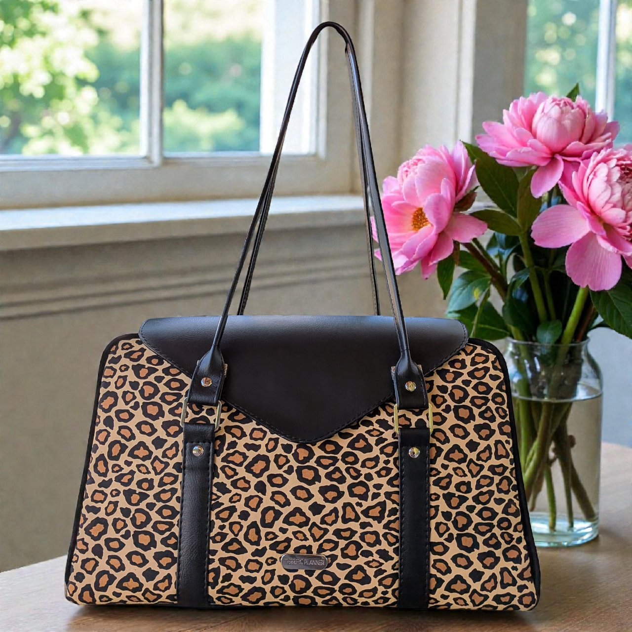 The Blume Bag – Leopard Print Tote | Work, Travel & Everyday Organizer