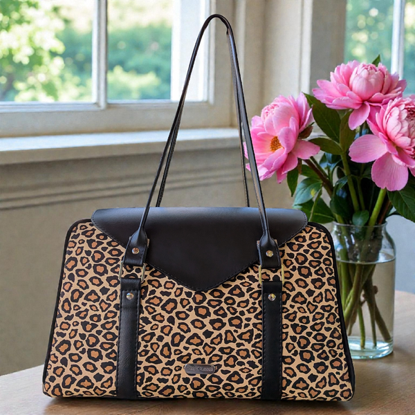 The Blume Bag – Leopard Print Tote