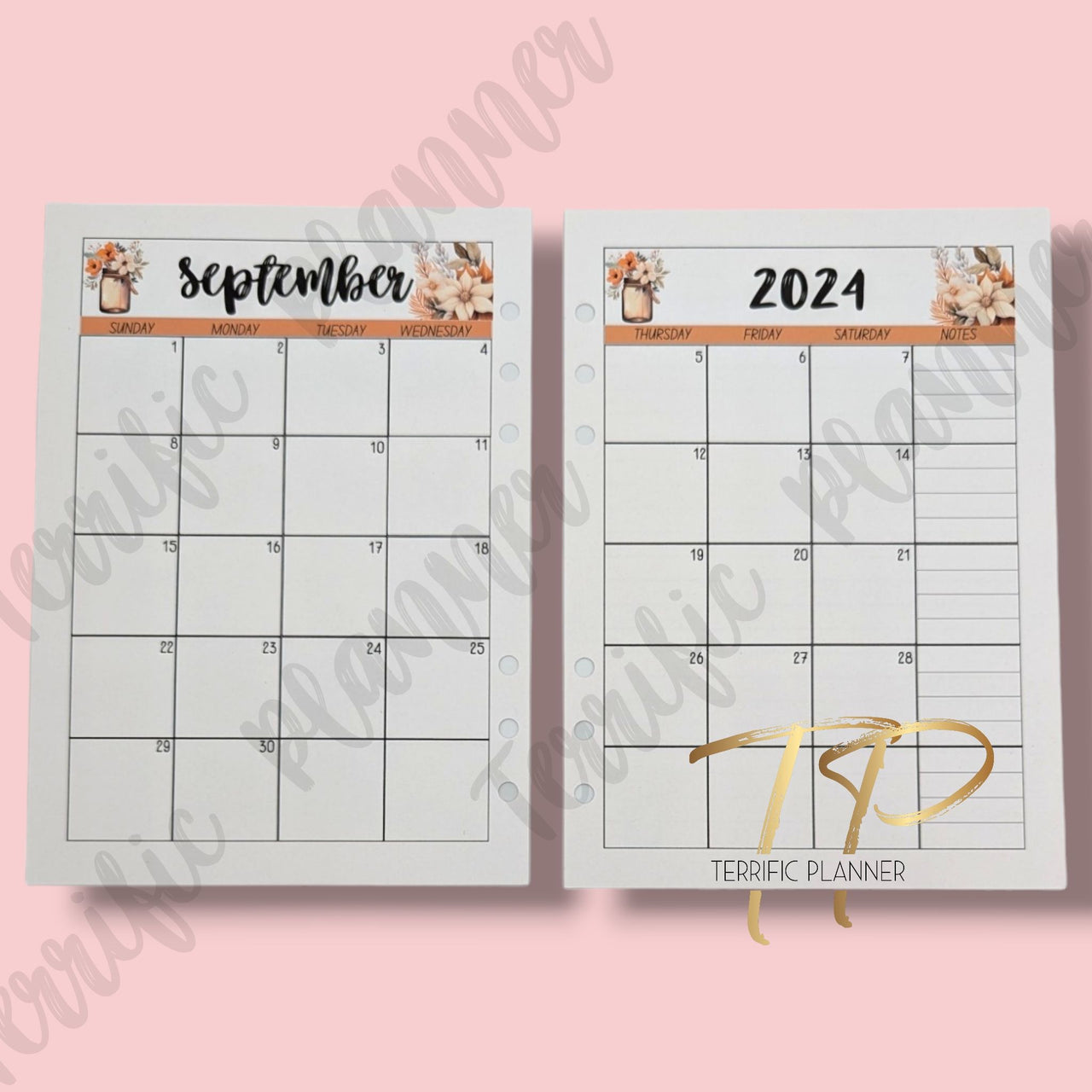 September 2024 Monthly Spreads