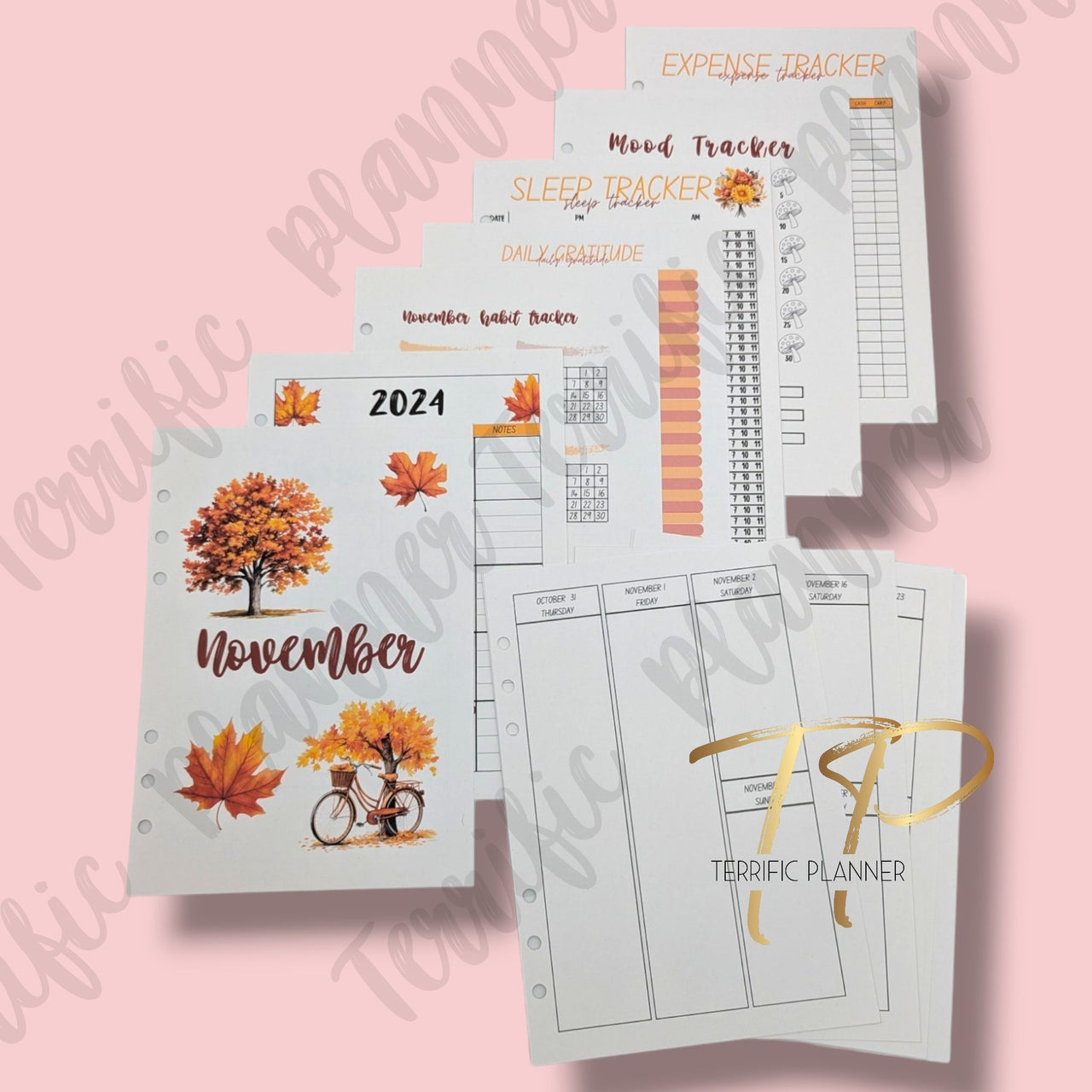 November 2024 Monthly Spreads