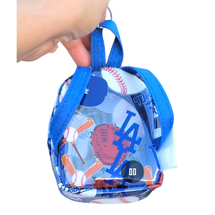 Dodgers Tiny Backpack Keychain