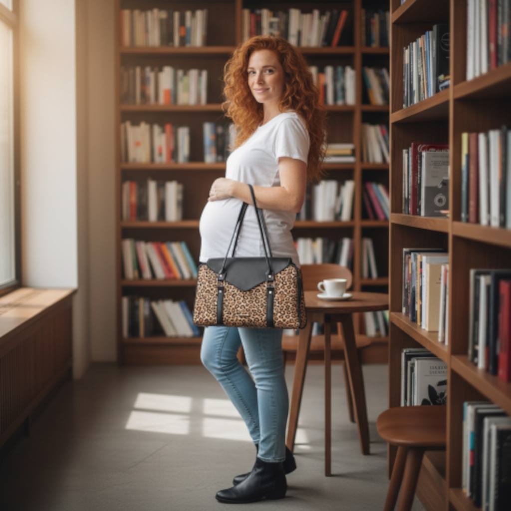 The Blume Bag – Leopard Print Tote | Work, Travel & Everyday Organizer