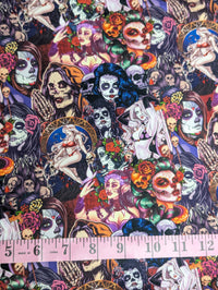 Thumbnail for Zombies 1 Cotton Woven Fabric - READY TO SHIP