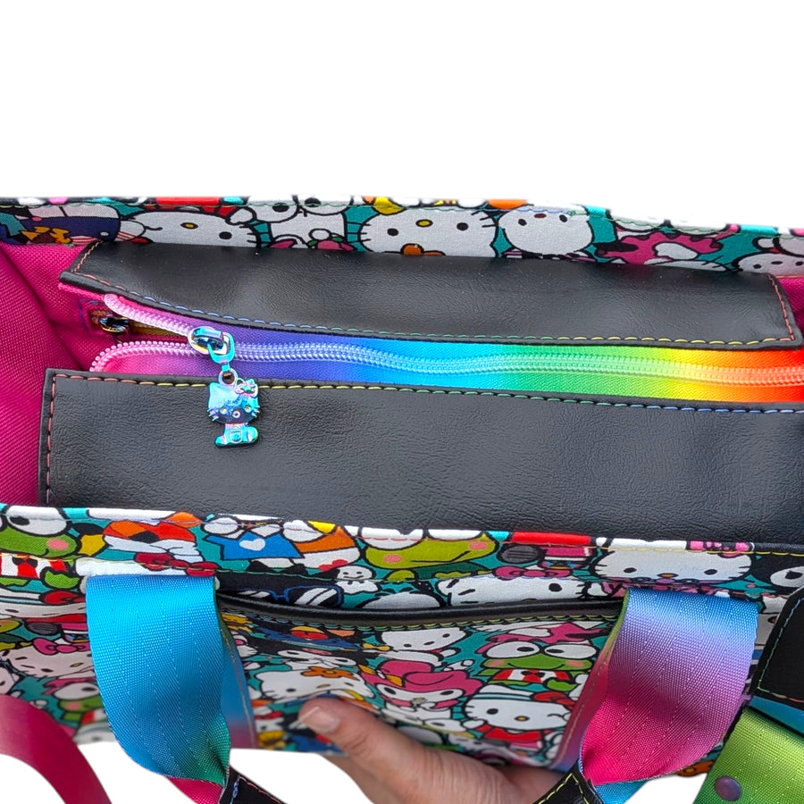 Salutations Friends Transponster Tote Bag / Handbag (Medium)