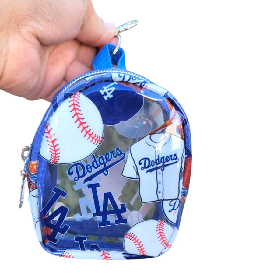 Dodgers Tiny Backpack Keychain
