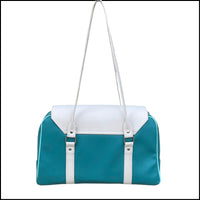 Thumbnail for The Blume Bag – Teal & Cream Two-Tone Tote | Work, Travel & Everyday Organizer