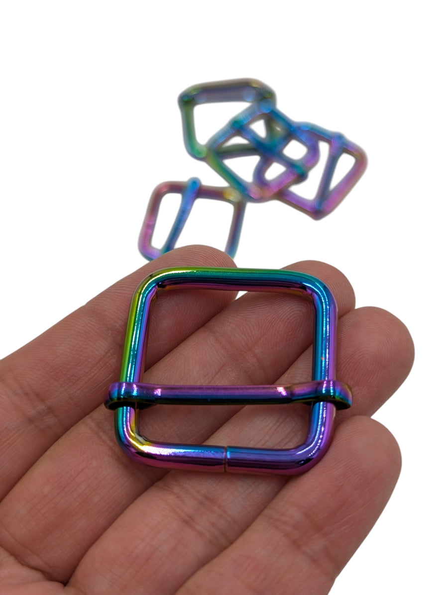 1" wide mouth adjustable sliders Rainbow