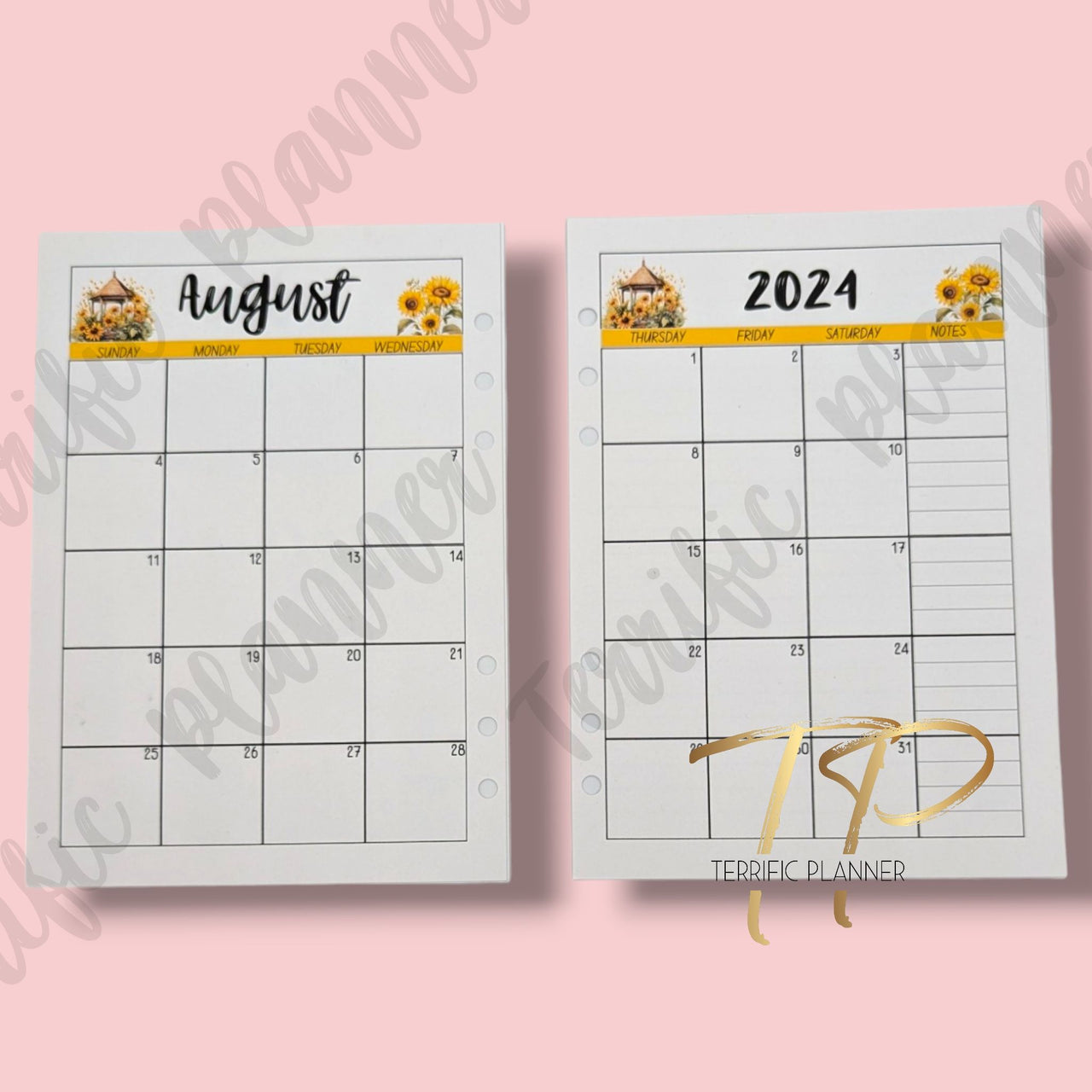 August 2024 Monthly Spreads