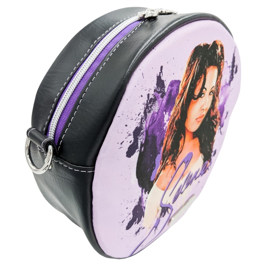 Selena Purple Circle Crossbody Bag