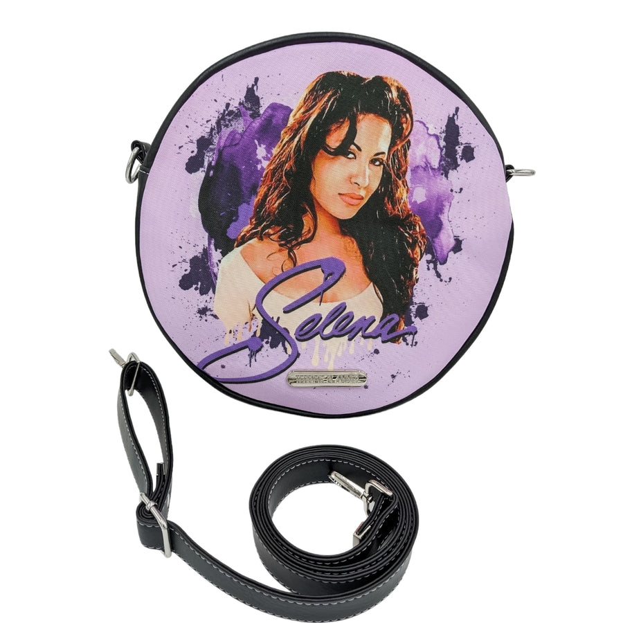 Selena Purple Circle Crossbody Bag