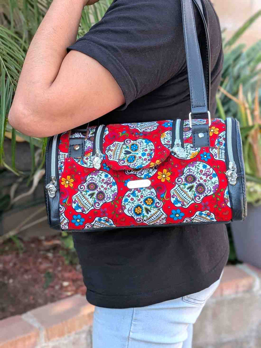 Sugar Skulls Barrel Bag
