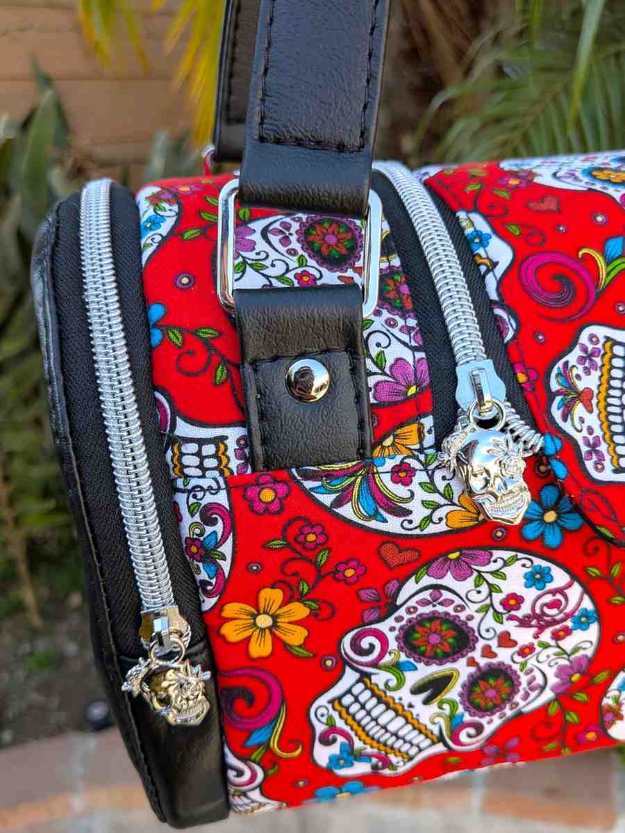 Sugar Skulls Barrel Bag
