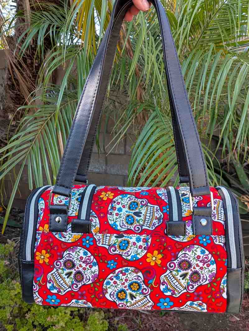 Sugar Skulls Barrel Bag