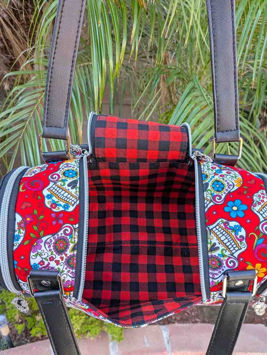 Sugar Skulls Barrel Bag
