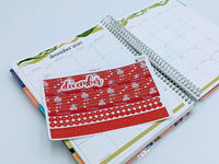 Thumbnail for December Monthly Planner Sticker Kit