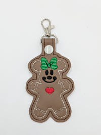 Thumbnail for Mrs. Mouse Gingerbread Keychain