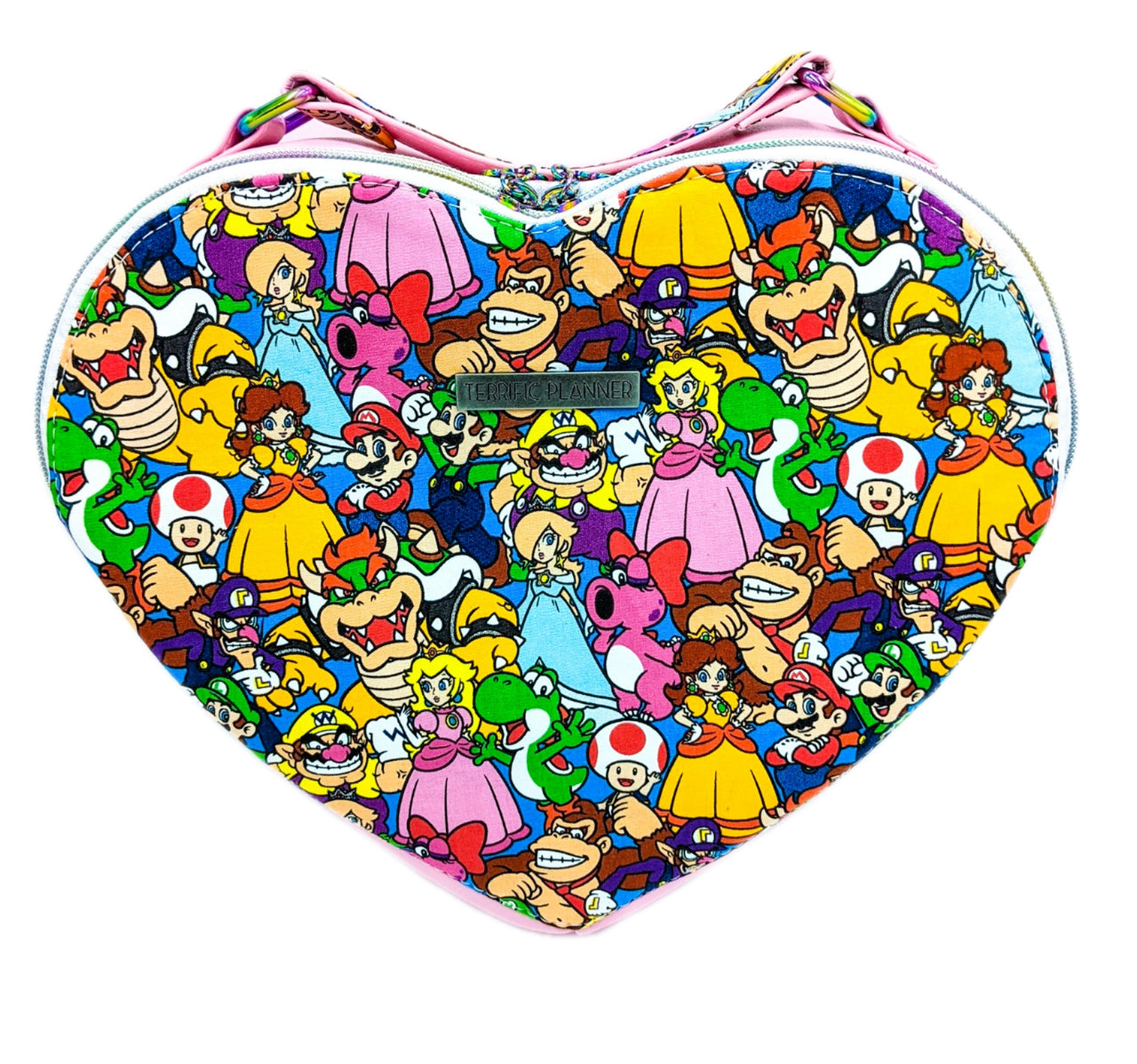 Game On Heart Shaped Bag