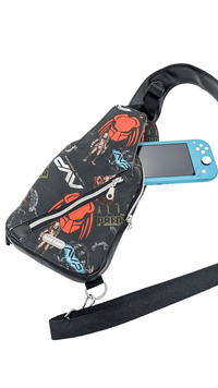 Thumbnail for Alien vs Predator Sling Bag / Crossbody Bag