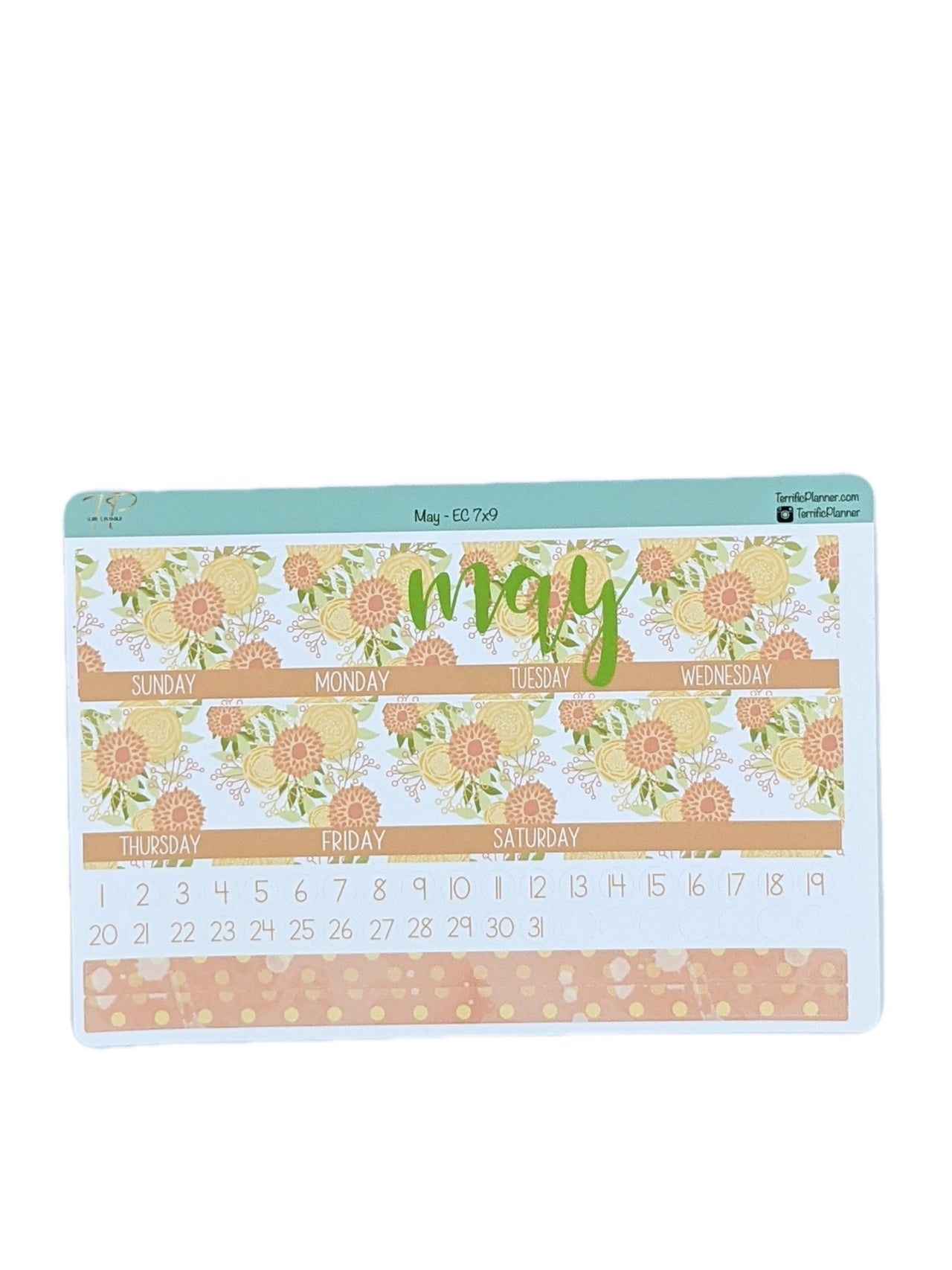 A Year in Bloom - 2022 Monthly Planner Sticker Kit