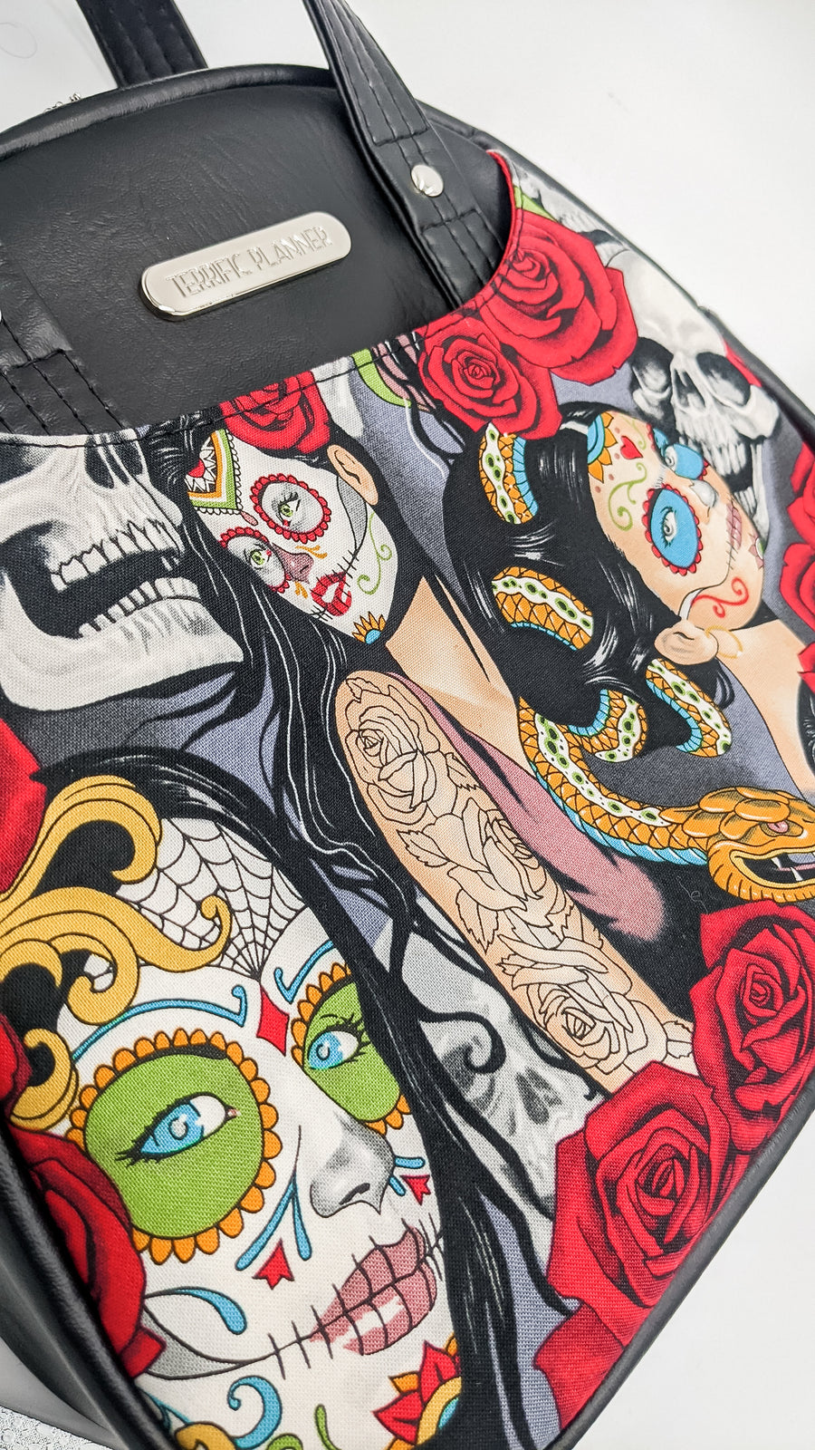 Catrinas n' Roses Mini Bowler Bag