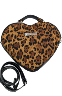 Thumbnail for Cheetah Mini Heart Bag