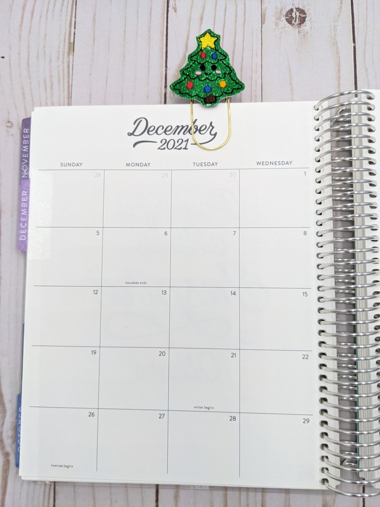 Christmas Tree Planner Clip