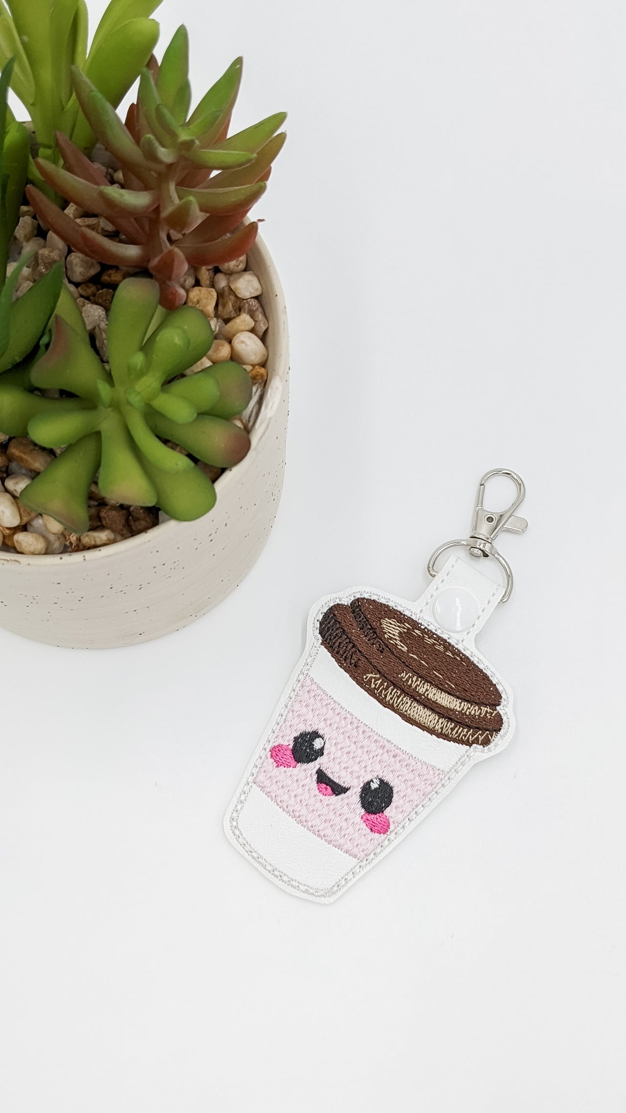 Kawaii Coffee to Go Keychain