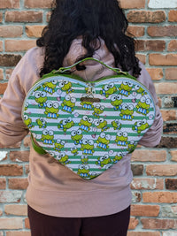 Thumbnail for Baby Green Frog Mega Heart Backpack