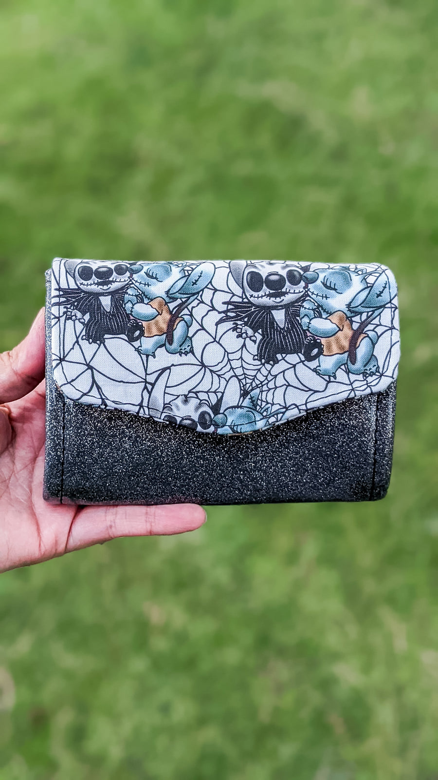 Cute Alien Pumpkin Man Mini Wallet