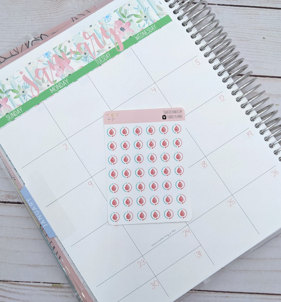 Monthly Period Icon Stickers