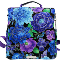 Thumbnail for Purple Bloom Convertible Backpack