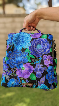 Thumbnail for Purple Bloom Convertible Backpack