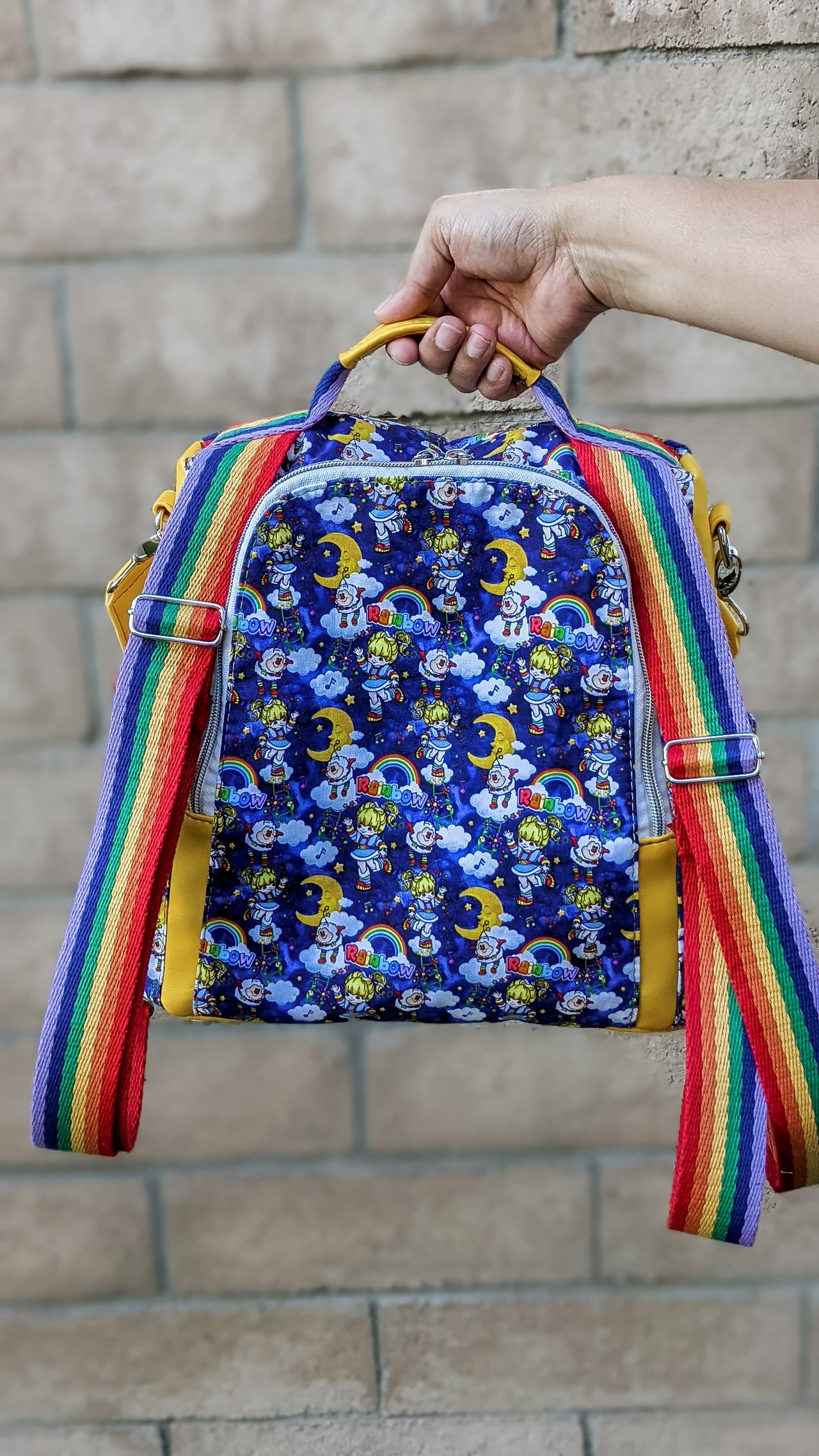 Rainbow Girl Convertible Backpack V2